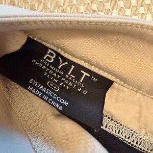 BYLT Everyday Pant 2.0 in Cream
